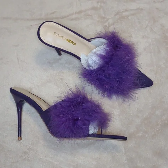 👣MELANTHA🩵 Feather Mules - Picture 6 of 16